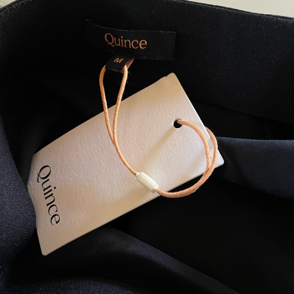 100% washable silk bias midi skirt from quince - Picture 2 of 2